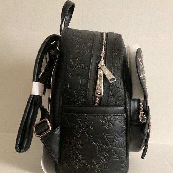 Loungefly Halloween Mickey Spider Backpack Glows in the Dark - Picture 4 of 6